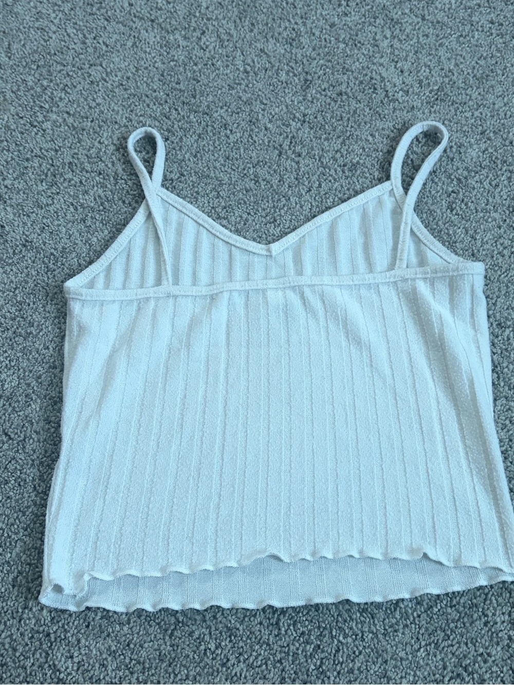 SHEIN White Ribbed Kids Knit Shorts - Picture 2 of 3